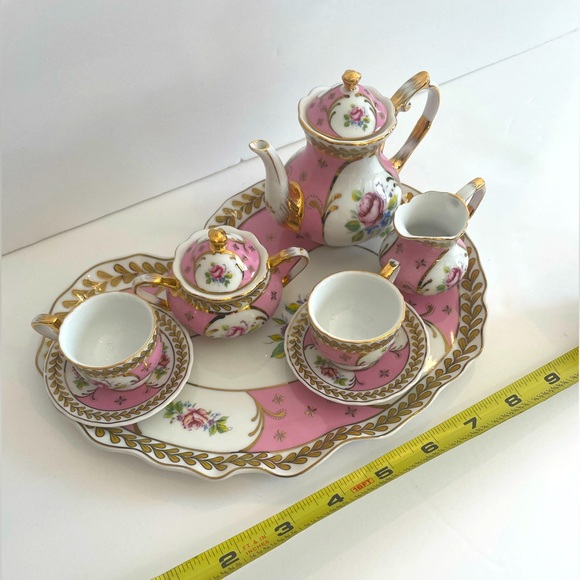 Mini Porcelain Tea Set by Regal - Picture 2 of 10
